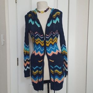 Missoni for Target sweater hoodie cardigan dress XS